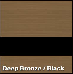Deep Bronze/Black STANDARD METAL 1/16IN - Rowmark NoMark Plus & Standard Metals